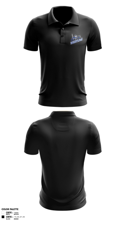 Trinity High School Wrestling Short Sleeve Performance Polo - 2