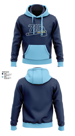 Hoodie, 715 Hammers, Baseball, Teamtime, Team time, sublimation, custom sports apparel, team uniforms, spirit wear, spiritwear, sports uniforms, custom shirts, team store, custom team store, fundraiser sports, apparel fundraiser