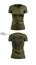Ohkay Owingeh Police Department 98094071 Women's Short Sleeve V-neck Shirt - 22