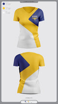 Clyde Fliers 21377204 Women's Short Sleeve V-neck Shirt - 1