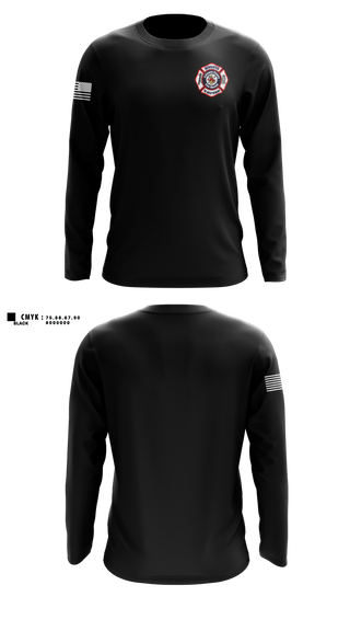Long Sleeve Performance Shirt, Calloway  COUNTY FIRE RESCUE, Fire Department, Teamtime, Team time, sublimation, custom sports apparel, team uniforms, spirit wear, spiritwear, sports uniforms, custom shirts, team store, custom team store, fundraiser sports, apparel fundraiser