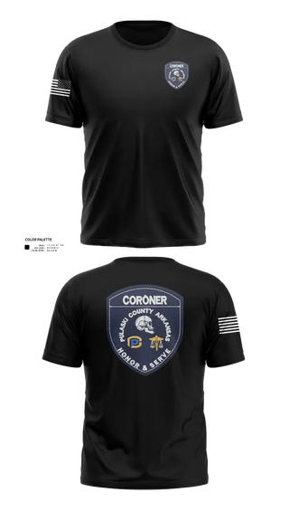 Short Sleeve Performance Shirt, Pulaski County Coroner’s Office, Police, Teamtime, Team time, sublimation, custom sports apparel, team uniforms, spirit wear, spiritwear, sports uniforms, custom shirts, team store, custom team store, fundraiser sports, apparel fundraiser