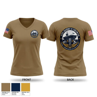 Womens Short Sleeve Vneck Shirt, CVN75 Media, Navy, Teamtime, Team time, sublimation, custom sports apparel, team uniforms, spirit wear, spiritwear, sports uniforms, custom shirts, team store, custom team store, fundraiser sports, apparel fundraiser