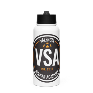 Valencia Soccer Academy 58045684 Stainless Steel Water Bottle with a Straw Lid