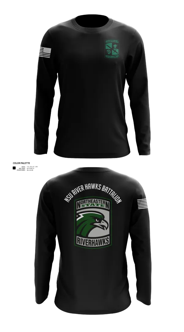 Long Sleeve Performance Shirt, River Hawks, Army, Teamtime, Team time, sublimation, custom sports apparel, team uniforms, spirit wear, spiritwear, sports uniforms, custom shirts, team store, custom team store, fundraiser sports, apparel fundraiser