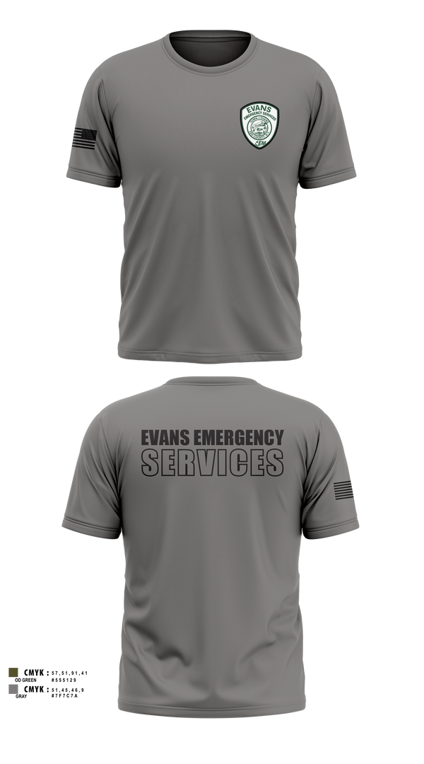 Evans Emergency Services Short Sleeve Performance Shirt - 5