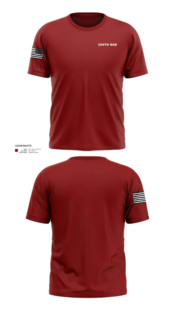 Old School Cotton Feel Shirt, 299th BEB, Army, Teamtime, Team time, sublimation, custom sports apparel, team uniforms, spirit wear, spiritwear, sports uniforms, custom shirts, team store, custom team store, fundraiser sports, apparel fundraiser