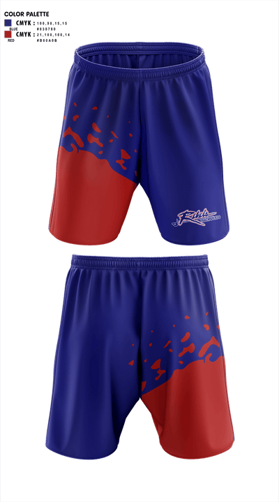 Byrnes Rebels Track & Field 54482992 Athletic Shorts With Pockets - 1