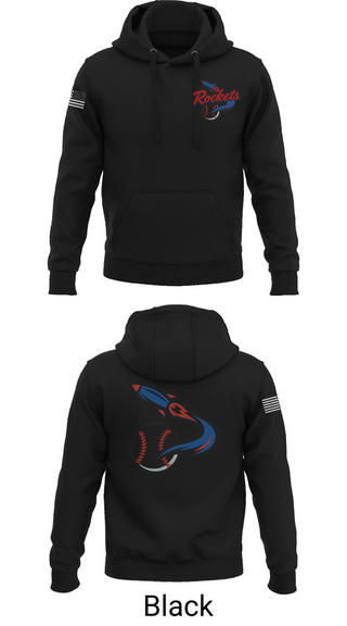 Hoodie, Space Coast Rockets, Baseball, Teamtime, Team time, sublimation, custom sports apparel, team uniforms, spirit wear, spiritwear, sports uniforms, custom shirts, team store, custom team store, fundraiser sports, apparel fundraiser