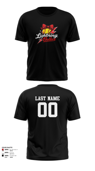 Short Sleeve Performance Shirt, Bluegrass Lightning Belles, Softball, Teamtime, Team time, sublimation, custom sports apparel, team uniforms, spirit wear, spiritwear, sports uniforms, custom shirts, team store, custom team store, fundraiser sports, apparel fundraiser
