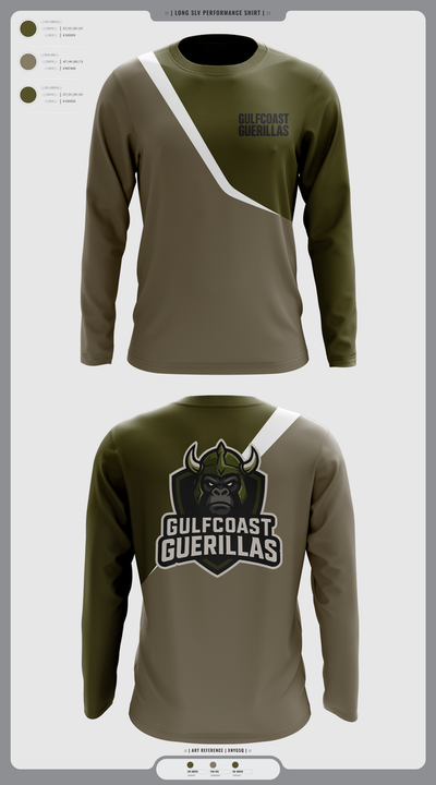 Gulfcoast Guerillas 63663465 Long Sleeve Performance Shirt 3
