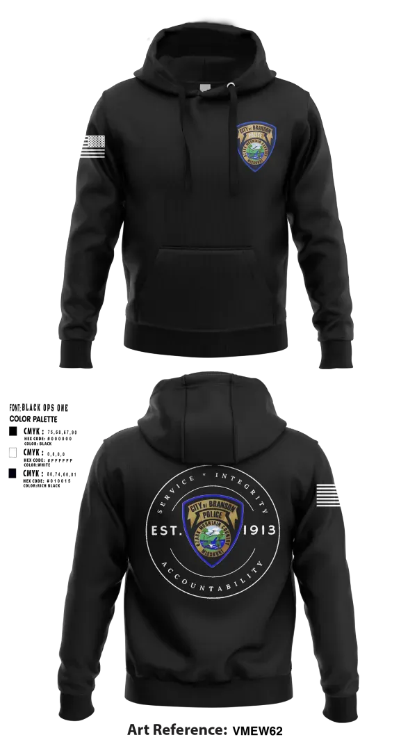Hoodie, Branson Police Department, Police, Teamtime, Team time, sublimation, custom sports apparel, team uniforms, spirit wear, spiritwear, sports uniforms, custom shirts, team store, custom team store, fundraiser sports, apparel fundraiser