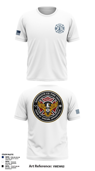 Old School Cotton Feel Shirt, Sarasota County Fire Department, , Teamtime, Team time, sublimation, custom sports apparel, team uniforms, spirit wear, spiritwear, sports uniforms, custom shirts, team store, custom team store, fundraiser sports, apparel fundraiser