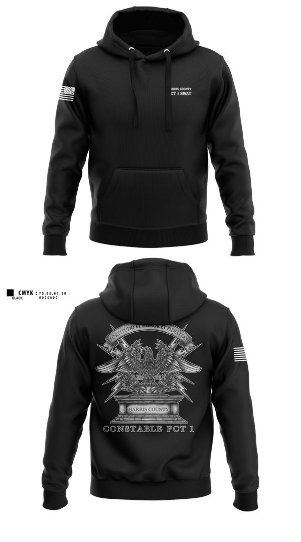 Hoodie, Harris county pct 1 swat, Police, Teamtime, Team time, sublimation, custom sports apparel, team uniforms, spirit wear, spiritwear, sports uniforms, custom shirts, team store, custom team store, fundraiser sports, apparel fundraiser