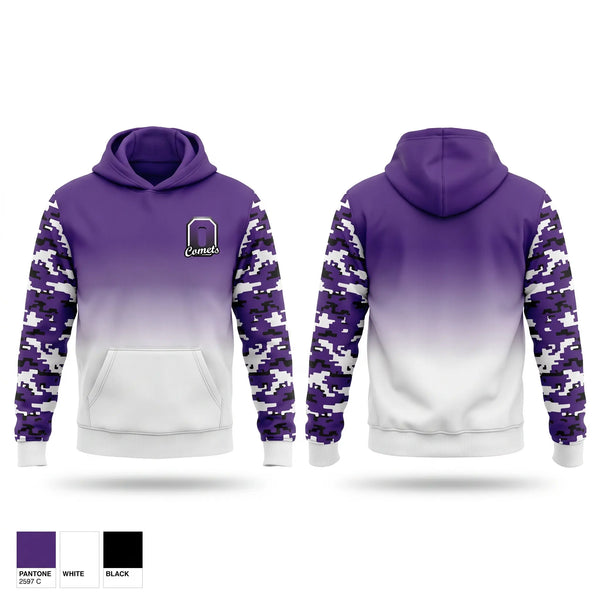 Hoodie, Oakwood Comets, , Teamtime, Team time, sublimation, custom sports apparel, team uniforms, spirit wear, spiritwear, sports uniforms, custom shirts, team store, custom team store, fundraiser sports, apparel fundraiser