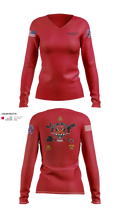 F-FSC 94270351 Women's Long Sleeve V-neck Shirt - 21