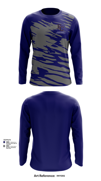 Franklin County High School Basketball 46854116 Long Sleeve Performance Shirt 51