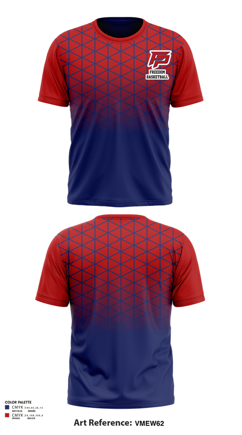 Short Sleeve Performance Shirt, Freedom High School Basketball, Men's Basketball, Teamtime, Team time, sublimation, custom sports apparel, team uniforms, spirit wear, spiritwear, sports uniforms, custom shirts, team store, custom team store, fundraiser sports, apparel fundraiser