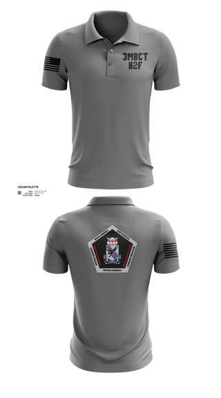 Short Sleeve Performance Polo, 3BCT H2F, Army, Teamtime, Team time, sublimation, custom sports apparel, team uniforms, spirit wear, spiritwear, sports uniforms, custom shirts, team store, custom team store, fundraiser sports, apparel fundraiser