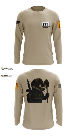Long Sleeve Performance Shirt, 180th ESC, , Teamtime, Team time, sublimation, custom sports apparel, team uniforms, spirit wear, spiritwear, sports uniforms, custom shirts, team store, custom team store, fundraiser sports, apparel fundraiser