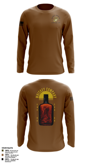 Long Sleeve Performance Shirt, GWU NROTC, Marines, Teamtime, Team time, sublimation, custom sports apparel, team uniforms, spirit wear, spiritwear, sports uniforms, custom shirts, team store, custom team store, fundraiser sports, apparel fundraiser