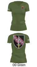 6/54th Security Force Assistance Brigade 11702095 Women's Short Sleeve V-neck Shirt - 48