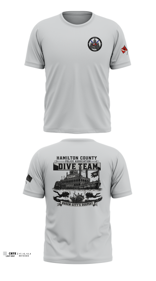 Short Sleeve Performance Shirt, Hamilton County Police Association Dive Team, Police, Teamtime, Team time, sublimation, custom sports apparel, team uniforms, spirit wear, spiritwear, sports uniforms, custom shirts, team store, custom team store, fundraiser sports, apparel fundraiser