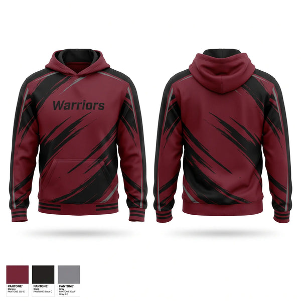 Hoodie, Warriors, Softball, Teamtime, Team time, sublimation, custom sports apparel, team uniforms, spirit wear, spiritwear, sports uniforms, custom shirts, team store, custom team store, fundraiser sports, apparel fundraiser