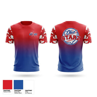 Short Sleeve Performance Shirt, Ohio Starz, Softball, Teamtime, Team time, sublimation, custom sports apparel, team uniforms, spirit wear, spiritwear, sports uniforms, custom shirts, team store, custom team store, fundraiser sports, apparel fundraiser