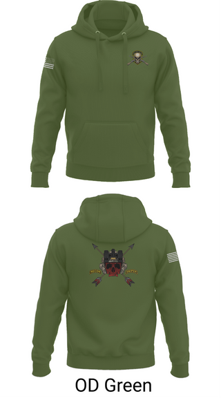Hoodie, HHC 1ST BN 65TH INF REG, , Teamtime, Team time, sublimation, custom sports apparel, team uniforms, spirit wear, spiritwear, sports uniforms, custom shirts, team store, custom team store, fundraiser sports, apparel fundraiser