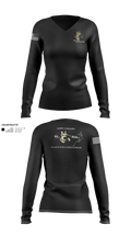 North Carolina Police Dog Association  Women's Long Sleeve V-neck Shirt - 21