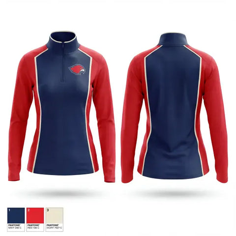 Quarter Zip Jacket, Frontier Redhawks, Softball, Teamtime, Team time, sublimation, custom sports apparel, team uniforms, spirit wear, spiritwear, sports uniforms, custom shirts, team store, custom team store, fundraiser sports, apparel fundraiser