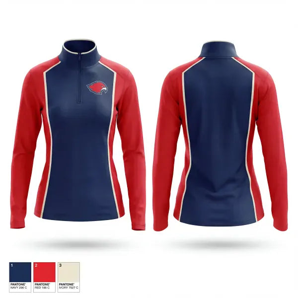 Quarter Zip Jacket, Frontier Redhawks, Softball, Teamtime, Team time, sublimation, custom sports apparel, team uniforms, spirit wear, spiritwear, sports uniforms, custom shirts, team store, custom team store, fundraiser sports, apparel fundraiser