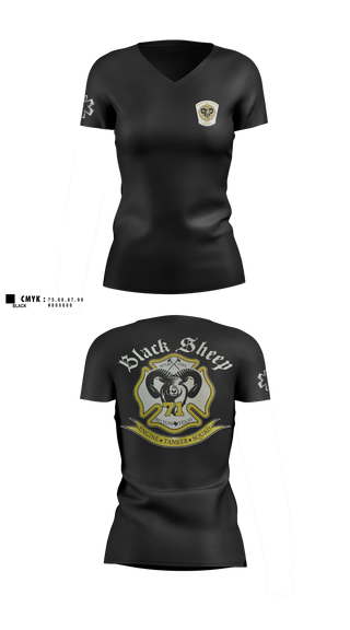 Womens Short Sleeve Vneck Shirt, Sparta Fire/Rescue, Fire Department, Teamtime, Team time, sublimation, custom sports apparel, team uniforms, spirit wear, spiritwear, sports uniforms, custom shirts, team store, custom team store, fundraiser sports, apparel fundraiser