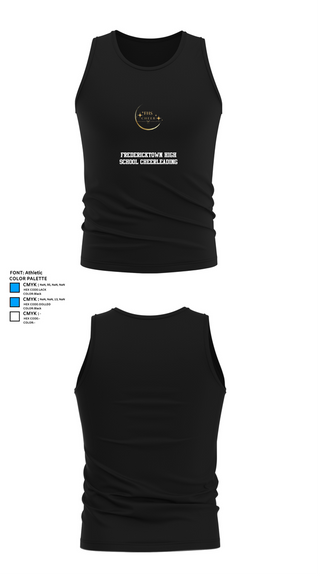 Tank Top, Fredericktown High School Cheerleading, Cheer, Teamtime, Team time, sublimation, custom sports apparel, team uniforms, spirit wear, spiritwear, sports uniforms, custom shirts, team store, custom team store, fundraiser sports, apparel fundraiser