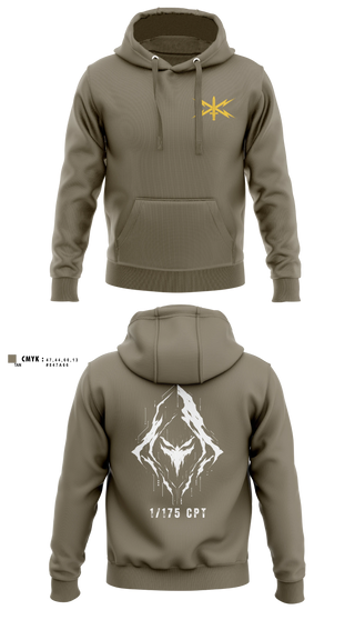 Hoodie, 175 CPT, National Guard, Teamtime, Team time, sublimation, custom sports apparel, team uniforms, spirit wear, spiritwear, sports uniforms, custom shirts, team store, custom team store, fundraiser sports, apparel fundraiser