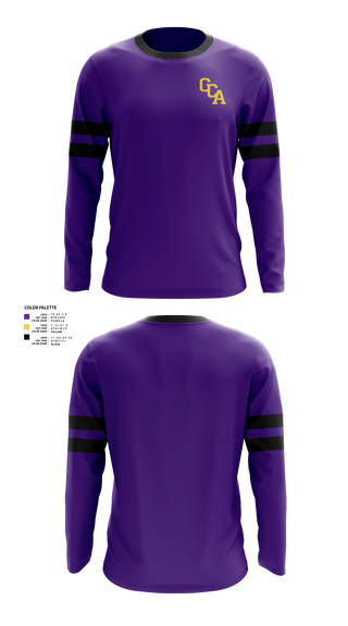 Long Sleeve Performance Shirt, GCA, Baseball, Teamtime, Team time, sublimation, custom sports apparel, team uniforms, spirit wear, spiritwear, sports uniforms, custom shirts, team store, custom team store, fundraiser sports, apparel fundraiser