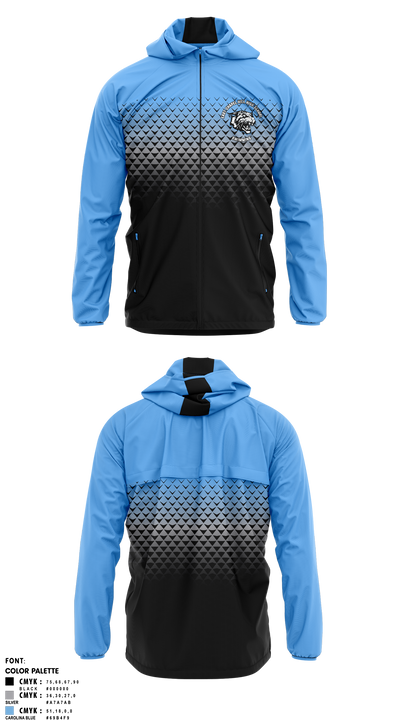 East Chapel Hill High School Swimming Windbreaker - 3