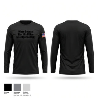 Long Sleeve Performance Shirt, Wake County Sheriff's Office Intelligence Unit, Police, Teamtime, Team time, sublimation, custom sports apparel, team uniforms, spirit wear, spiritwear, sports uniforms, custom shirts, team store, custom team store, fundraiser sports, apparel fundraiser