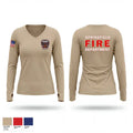 Springfield Volunteer Fire Dept. 37001455 Women's Long Sleeve V-neck Shirt - 3