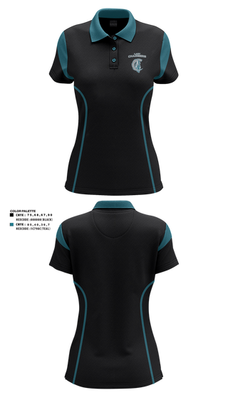 Womens Short Sleeve Performance Polo, Lady Chargers, Women's Basketball, Teamtime, Team time, sublimation, custom sports apparel, team uniforms, spirit wear, spiritwear, sports uniforms, custom shirts, team store, custom team store, fundraiser sports, apparel fundraiser