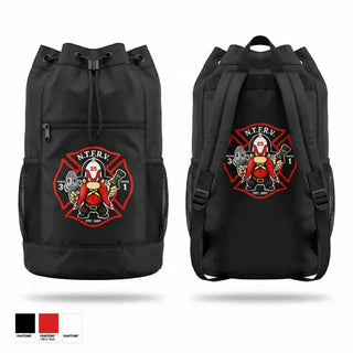 Gear Bag, North Towanda Fire Rescue, Fire Department, Teamtime, Team time, sublimation, custom sports apparel, team uniforms, spirit wear, spiritwear, sports uniforms, custom shirts, team store, custom team store, fundraiser sports, apparel fundraiser