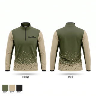Quarter Zip Jacket, Gamblers, Ice Hockey, Teamtime, Team time, sublimation, custom sports apparel, team uniforms, spirit wear, spiritwear, sports uniforms, custom shirts, team store, custom team store, fundraiser sports, apparel fundraiser