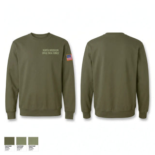 Crew Neck Sweatshirt, North Missouri Drug Task Force, Police, Teamtime, Team time, sublimation, custom sports apparel, team uniforms, spirit wear, spiritwear, sports uniforms, custom shirts, team store, custom team store, fundraiser sports, apparel fundraiser