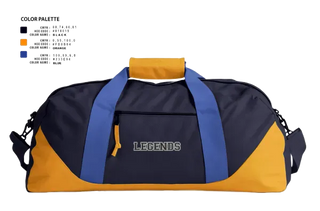 Duffle Bag, Legends, Softball, Teamtime, Team time, sublimation, custom sports apparel, team uniforms, spirit wear, spiritwear, sports uniforms, custom shirts, team store, custom team store, fundraiser sports, apparel fundraiser