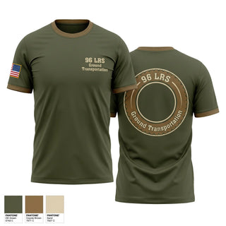 Old School Cotton Feel Shirt, 96 LRS Ground Transportation, Air Force, Teamtime, Team time, sublimation, custom sports apparel, team uniforms, spirit wear, spiritwear, sports uniforms, custom shirts, team store, custom team store, fundraiser sports, apparel fundraiser
