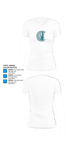 Womens Short Sleeve Vneck Shirt, Lady Chargers, Women's Basketball, Teamtime, Team time, sublimation, custom sports apparel, team uniforms, spirit wear, spiritwear, sports uniforms, custom shirts, team store, custom team store, fundraiser sports, apparel fundraiser