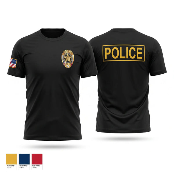 Short Sleeve Performance Shirt, Granite Shoals Police Department, Police, Teamtime, Team time, sublimation, custom sports apparel, team uniforms, spirit wear, spiritwear, sports uniforms, custom shirts, team store, custom team store, fundraiser sports, apparel fundraiser