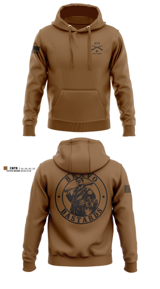 Hoodie, Bravo Co 2/377, Army, Teamtime, Team time, sublimation, custom sports apparel, team uniforms, spirit wear, spiritwear, sports uniforms, custom shirts, team store, custom team store, fundraiser sports, apparel fundraiser