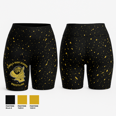 Cibola High School 37292983 Men's Compression Shorts - 1